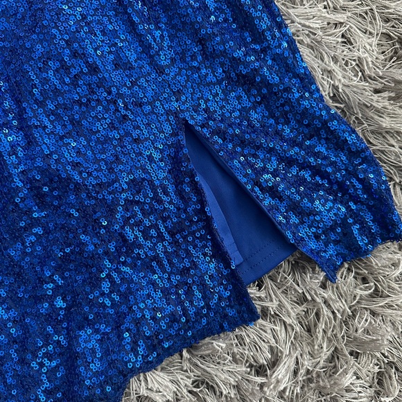 Blue Mini Bodycon Dress - Picture 4 of 8